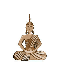Mur_murset meditation boho style медитация будда Sticker