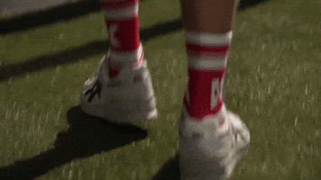Cameron Green walking in red socks GIF by Kidney Health Australia