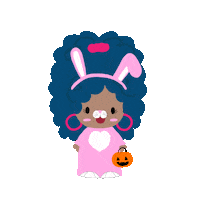 Halloween Bunny Sticker by Hola! Mijas Bonitas