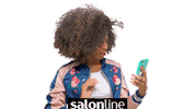 girl wow Sticker by Salon Line