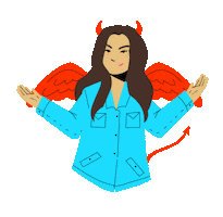 girl oops Sticker by NeverNotAwesome