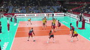 Happy Group Hug GIF by Volleyball World