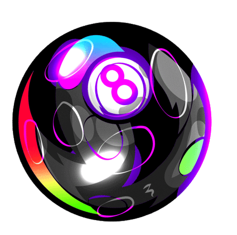 Pool 8Ball Sticker by iodisworld