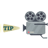 Cinema Tip Sticker by SRSCKcom