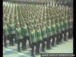 army marching GIF