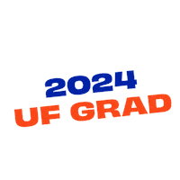 Orange Spring Sticker by UF J-School