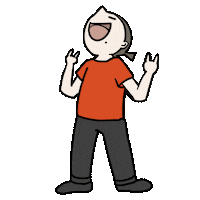 Rock Head Banging Sticker