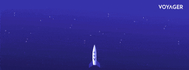 InvestVoyager crypto moon bitcoin rocket GIF