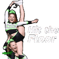magic-cheer-circle magic cheerleading stunts mcc Sticker