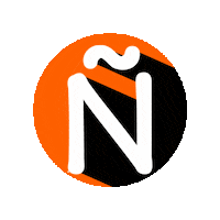Orange Abc Sticker