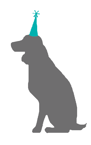 Dog George Sticker by ForYourParty