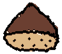 Marron Sticker
