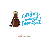 Beer Vacation Sticker by LuxuryVillaNorthGoa