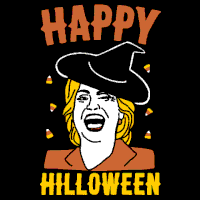 hillary clinton halloween GIF by Look Human