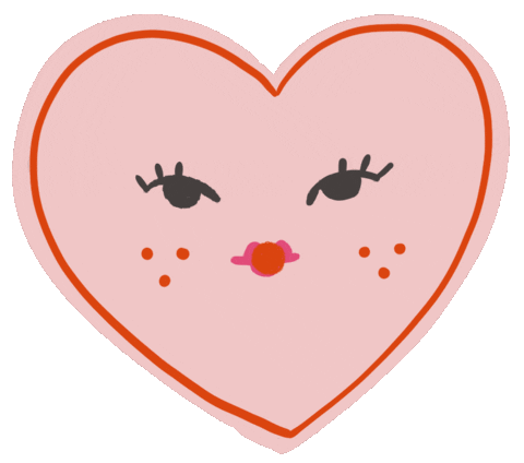 Heart Love Sticker by Sasa Khalisa