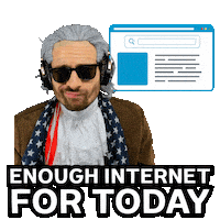 Internet Im Out Sticker