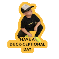 gwapoduck gwapoduck duckceptional day Sticker