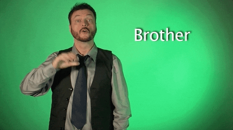 sign language brother GIF by Sign with Robert
