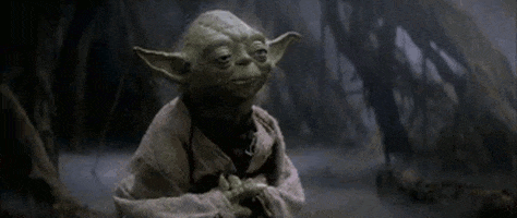 star wars Yoda talking GIF