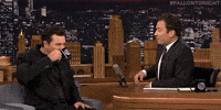 seth macfarlane spit take GIF