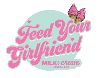 girl love Sticker by Milk And Cream Cereal Bar