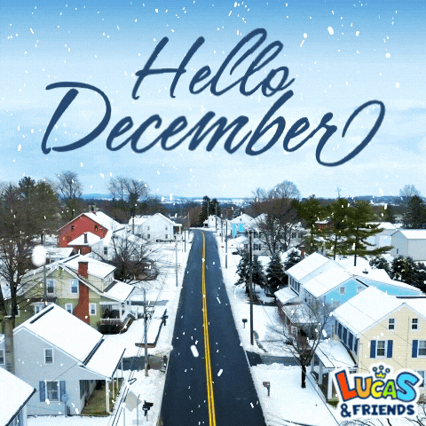 First Of The Month December GIF by Lucas and Friends by RV AppStudios