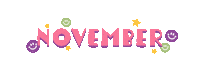 November Sticker by Marcela Illustrates