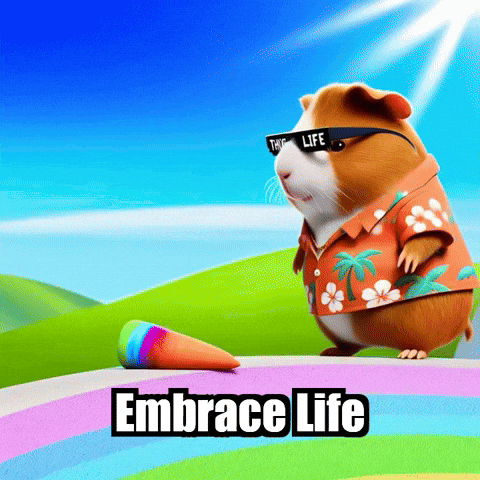 Embrace Life Wisdom GIF by Guinea Gambino