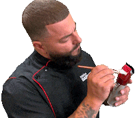 jay_majors barber haircut fade majors Sticker