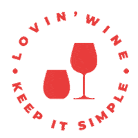 lovinwine love hearts wine loving Sticker