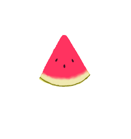 mariannaraskin summer yum bite watermelon Sticker
