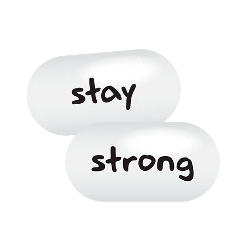 TicTac_Belgium stay strong tic tac be gentle gentle message Sticker