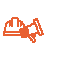 Orange Speaker Sticker by bouygues-construction