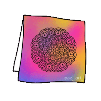 Mandala Dibujo Sticker