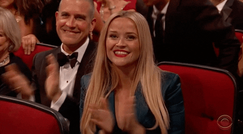 Happy Reese Witherspoon GIF by Emmys