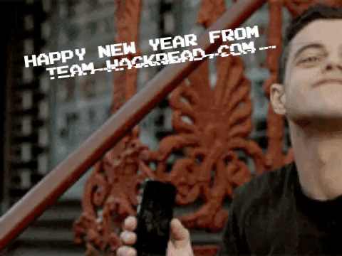 happy new year hackread GIF
