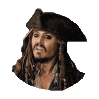 Johnny Depp Jack Sticker by imoji