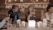 drink to that lance bass GIF by My Kitchen Rules on FOX