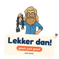 dutchfluency sarcastic sarcasm nederlands dutch Sticker