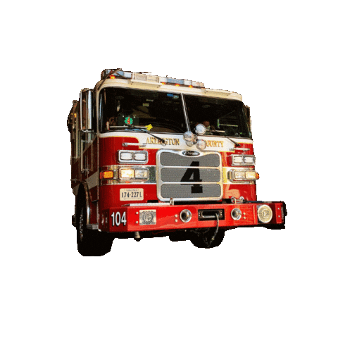 ArlingtonVAFD fire firefighter fd patch Sticker
