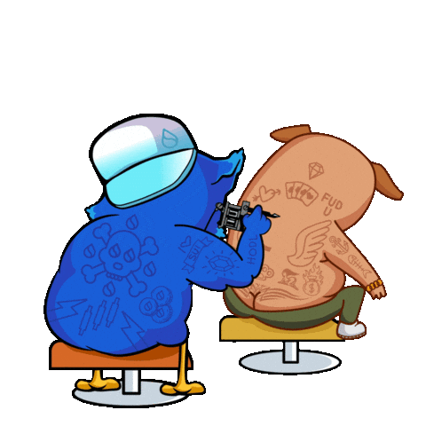 Crypto Drawing Sticker by BigBrains