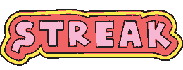 streak Sticker by Martina Martian