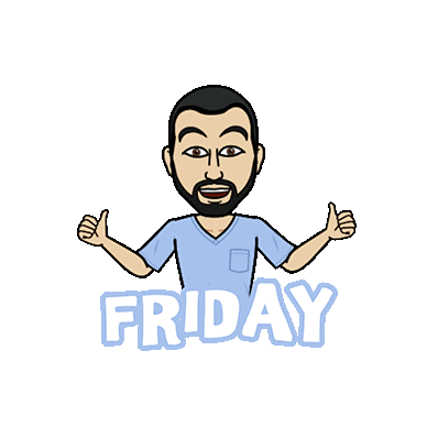 Friday Endohospital Sticker by Endobariatric