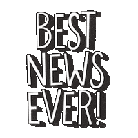 Happy News Sticker