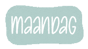 Monday Week Sticker by Prullemupke