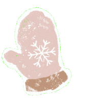 Movavi christmas winter mitten movavi Sticker