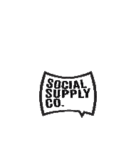 SocialSupplyCo bounce logo social supply co Sticker