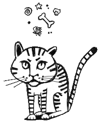 handgepixelt grumpy cat Sticker