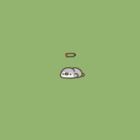 Tired Penguin GIF