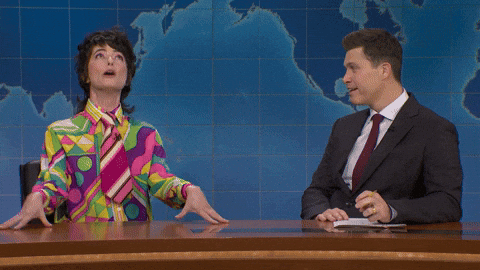 Debating Colin Jost GIF by Saturday Night Live
